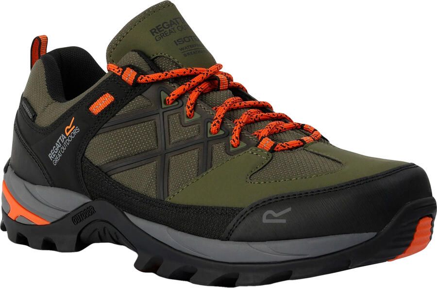 Regatta Heren Samaris III Laag Loopschoenen (Cypresgroen Blaze oranje)