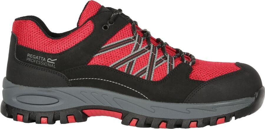 Regatta Heren Sandstone Veiligheidstrainers (Rood zwart)