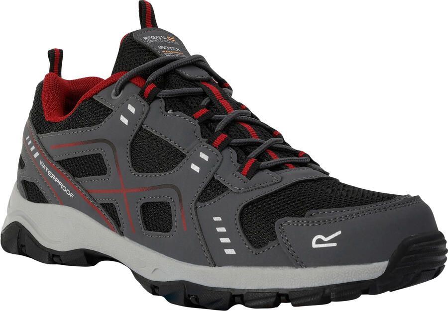 Regatta Heren Vendeavour Waterdichte Wandelschoenen (Graniet Rio Rood)