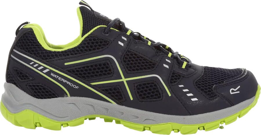 Regatta Heren Vendeavour Waterdichte Wandelschoenen (Navy Lime Punch)