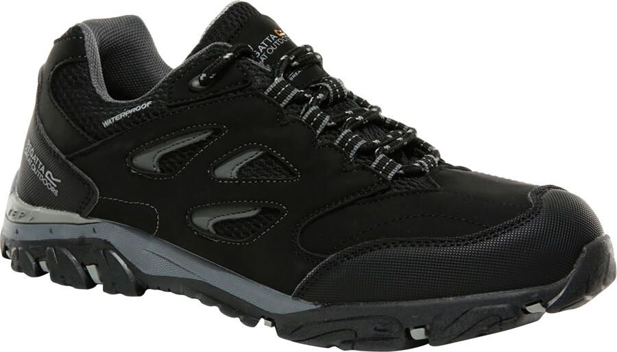 Regatta Kinderen Kinderen Holcombe Lage Junior Wandelschoenen (Zwart Graniet)