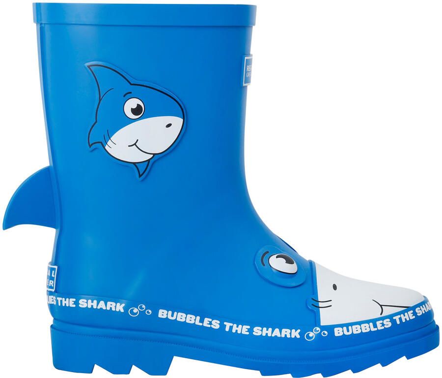 Regatta Kinderen Kinderen Mudplay II Bubbles De Haai Wellington Laarzen (Blauw)