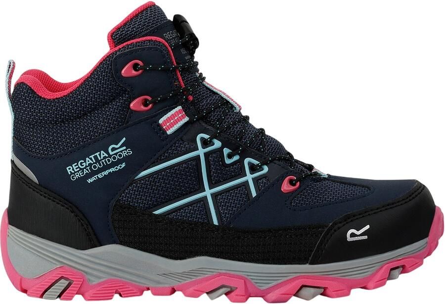 Regatta Kinderen Kinderen Samaris III Wandelschoenen (Marine Roze toverdrank)