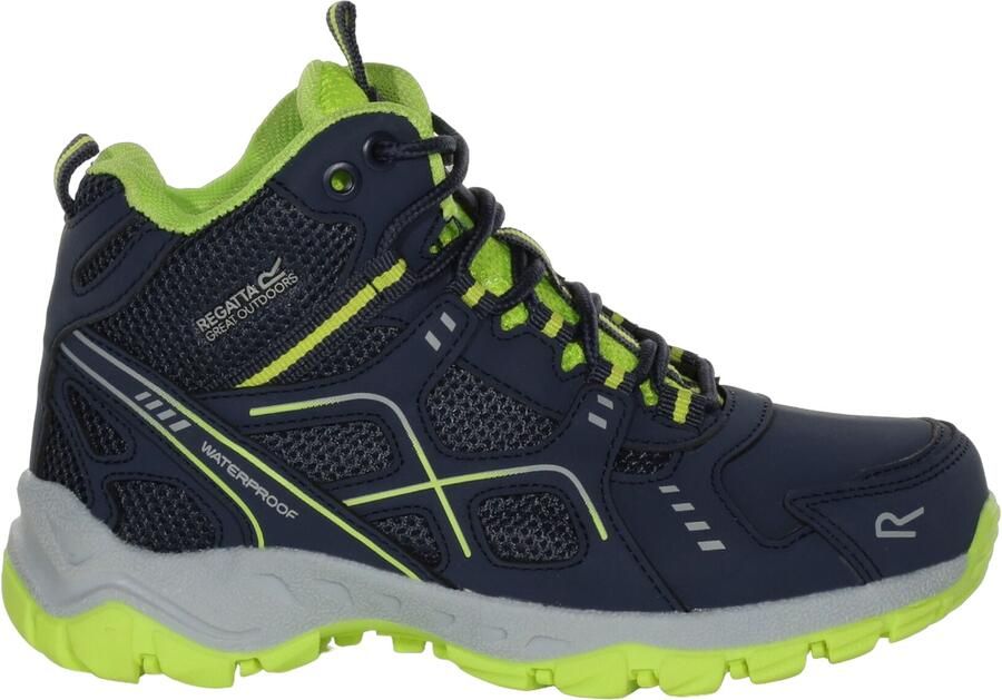 Regatta Kinderen Kinderen Vendeavour Wandelschoenen (Navy Lime Punch)
