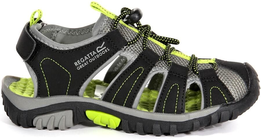Regatta Kinderen Kinderen Westshore Sandalen (Zwart Lijkgroen)