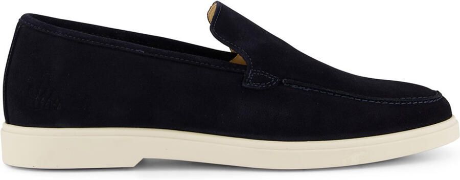 Rehab loafers donkerblauw effen leer