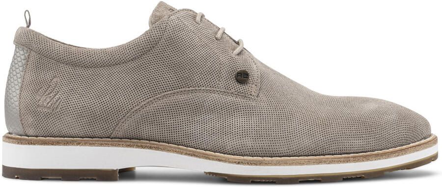 Rehab sneakers leer effen beige