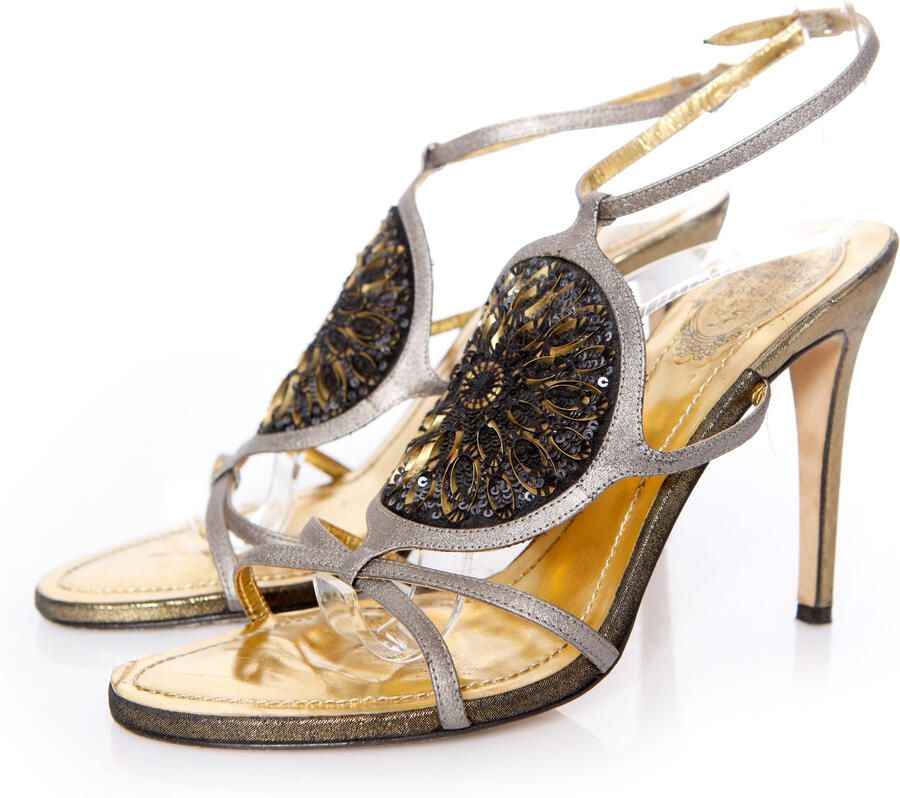 Rene' Caovilla Rene Caovilla Sandalen met pailletten