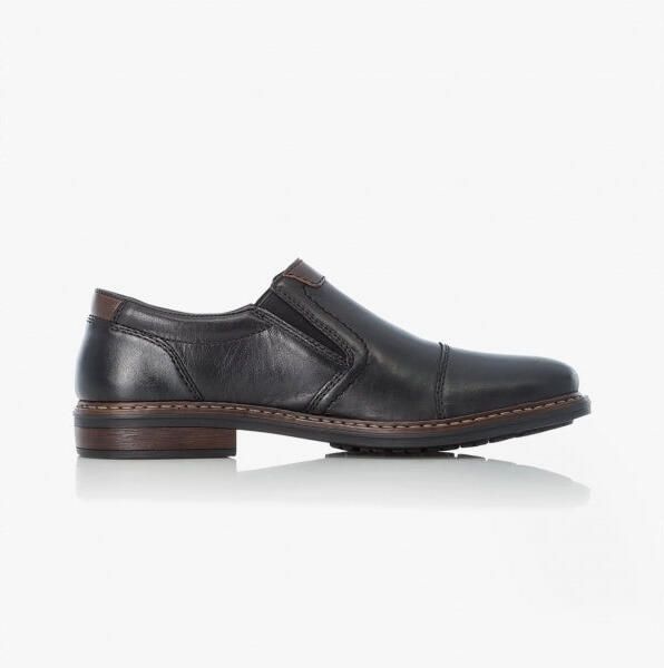 Rieker 17659-00 Heren Instap Schoenen Zwart