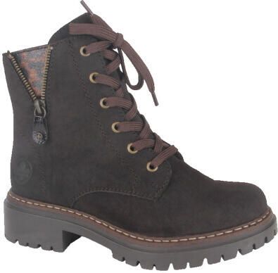 Rieker 72617-25 dames veterboots sportief