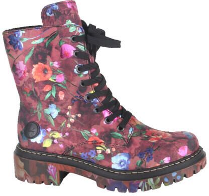 Rieker 72627-92 dames veterboots sportief