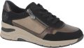 Rieker N9301-91 dames sneakers - Zwart