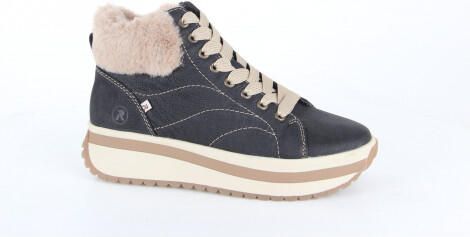 Rieker W0961-00 dames veterboots sportief