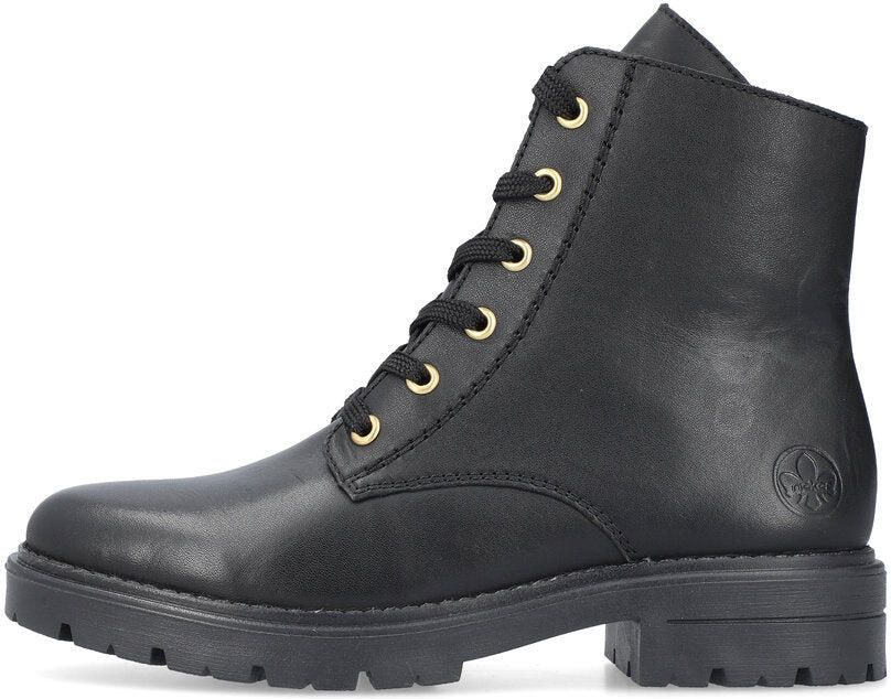 Rieker Z2841-00 Dames Leren Laarzen Zwart