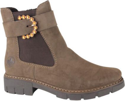 Rieker Z3564-25 dames enkellaarzen sportief