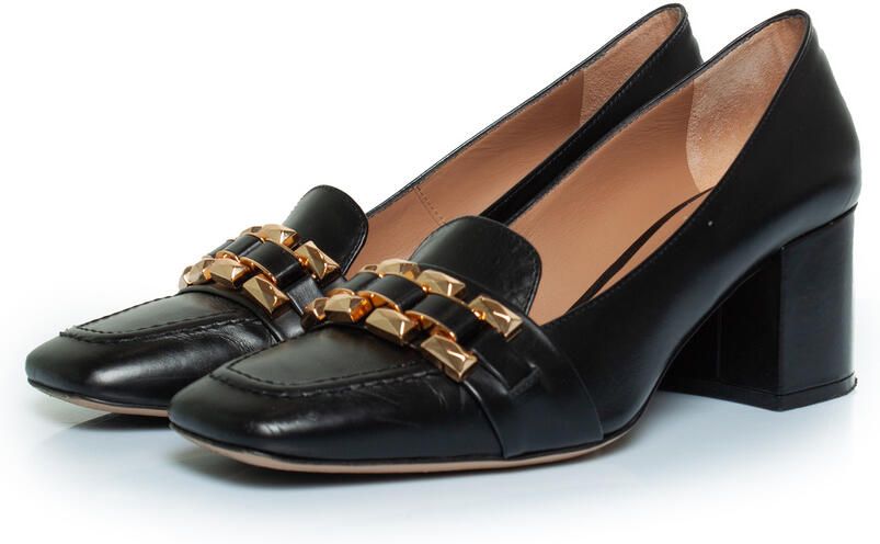 Roberto Festa X Paul Warmer zwarte leren pump
