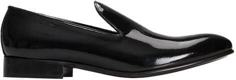Roberto Pepe Luxury Roberto Pepe Luxe Zwarte Kalfslees Herenschoen Loafer