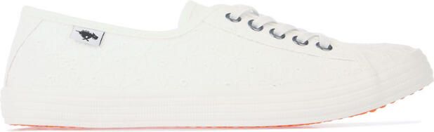 Rocket Dog Chow Elsie sneaker met veteroogjes voor dames wit