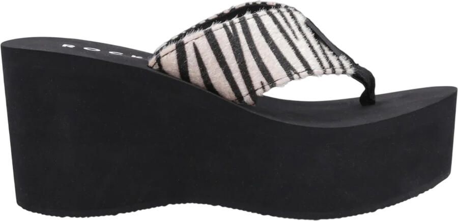 Rocket Dog Dames Crush Simba Dierenprint Wedge Sandalen (Kameel)