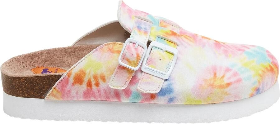 Rocket Dog Dames Abelplus Tucker Tie Dye Muiltjes (Pastel Multikleur)