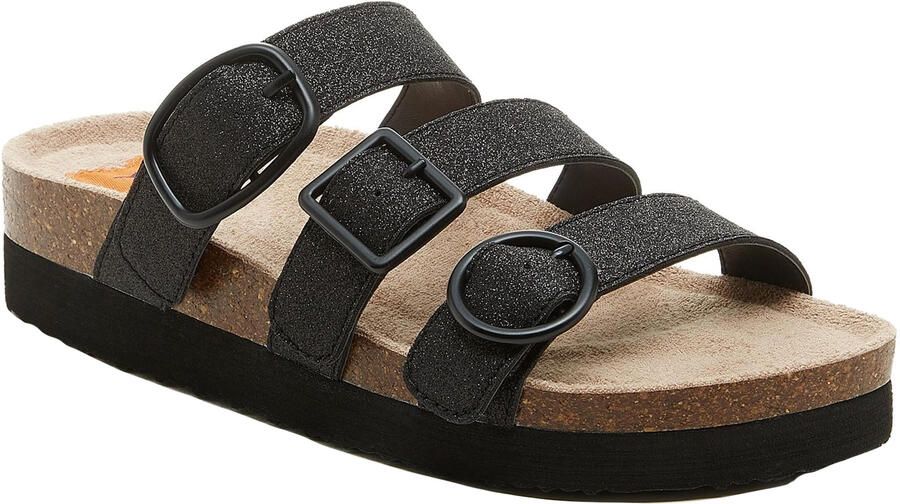 Rocket Dog Dames Astor Glenn Glitter Sandalen (Zwart)
