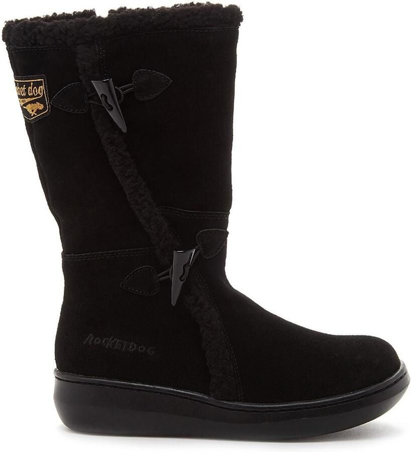 Rocket Dog Dames Helling Halverwege de kuitwinter laars (Zwart)
