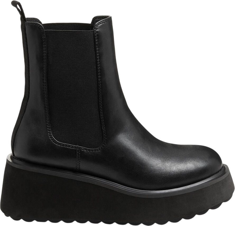 Rocket Dog Dames Heyday Platform Enkellaarsjes (Zwart)