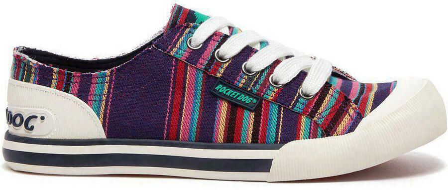 Rocket Dog Dames Jazzin Canvas Aloe Lace Up Trainer (Veelkleurig)