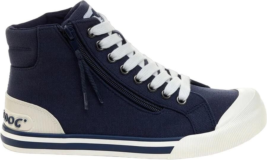 Rocket Dog Dames Jazzin Hi Trainers (Marine)