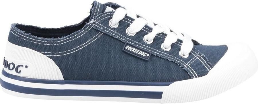 Rocket Dog Dames Jazzin Schoenen (Marine Wit)