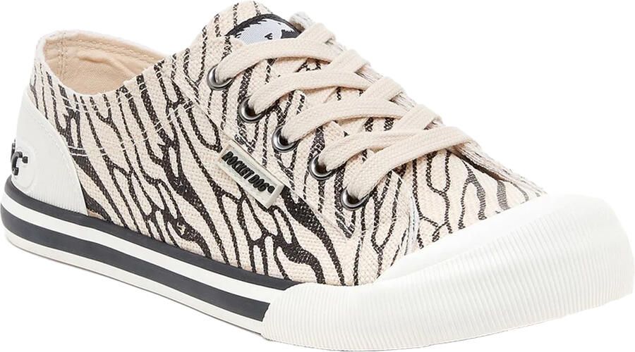 Rocket Dog Dames Jazzin Wales Trainers (Zwart Wit)