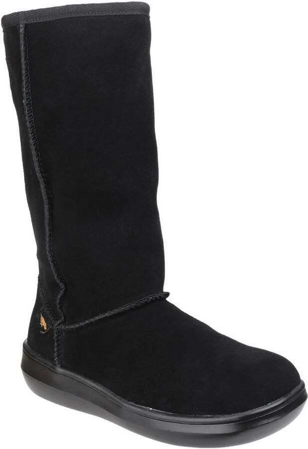 Rocket Dog Dames Sugardaddy Suede Pull-On Laarzen (Zwart)