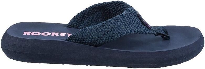 Rocket Dog Dames Zonsondergangsslip op sandalen (Marine)