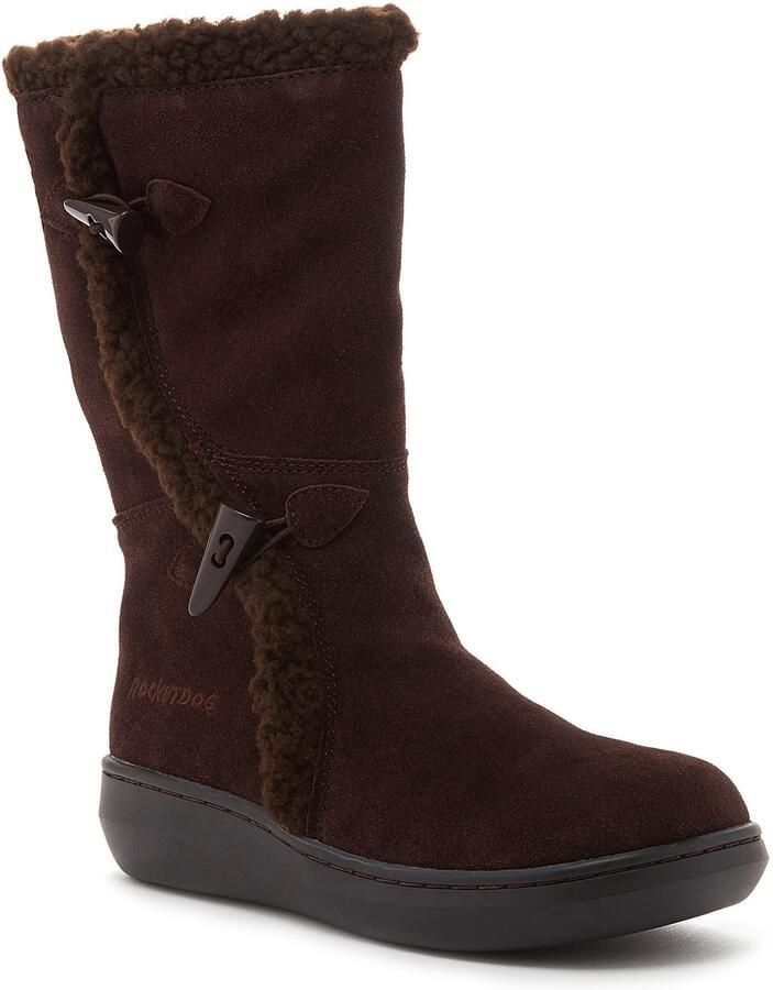 Rocket Dog Slope Suède Dames Chocolade Laarzen