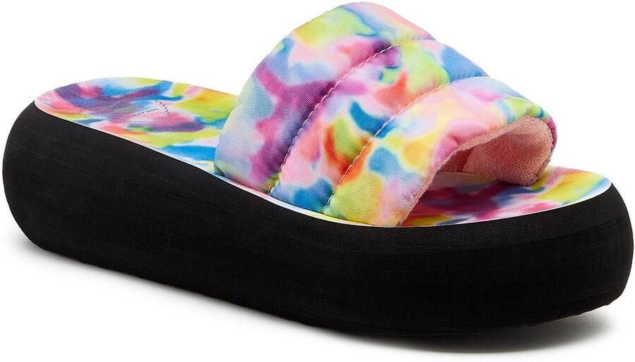 Rocket Dog Splash Loyal Tie Dye Textiel Dames Sandalen Roze Multi