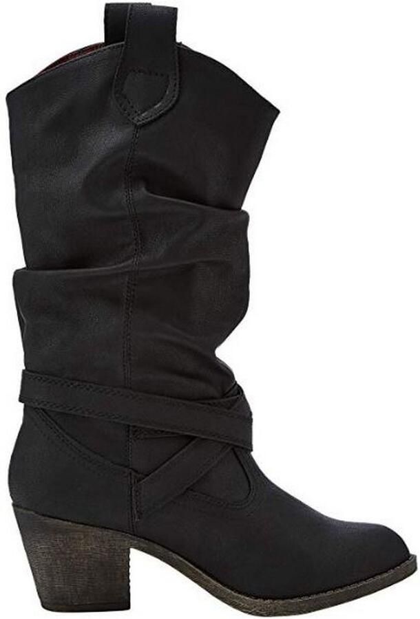 Rocket Dog Vrouwen dames Sidestep Mid-Calf Western Boot (Zwart)