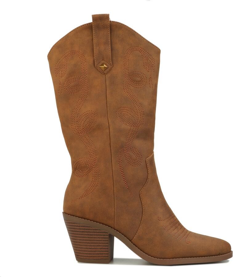 Rocket Dog Women's Feria Cowboy Boots in Walnut