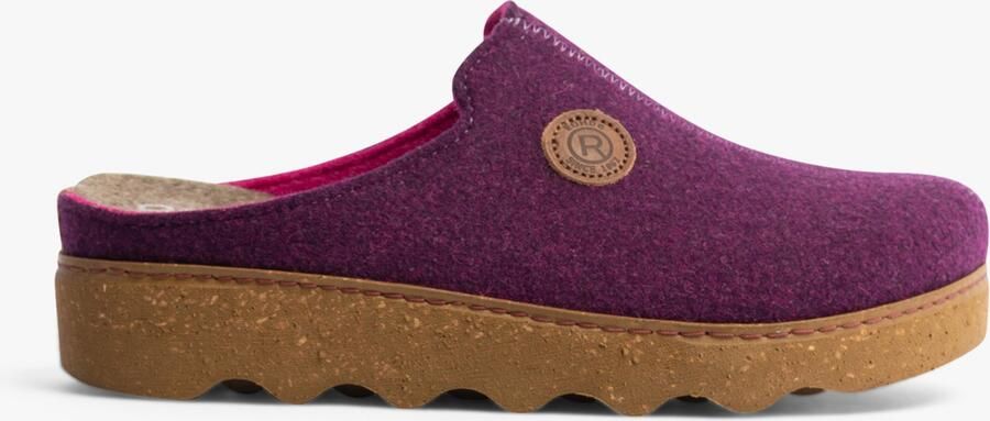 Rohde 6120-59 Dames Muilezolen Slippers Paars