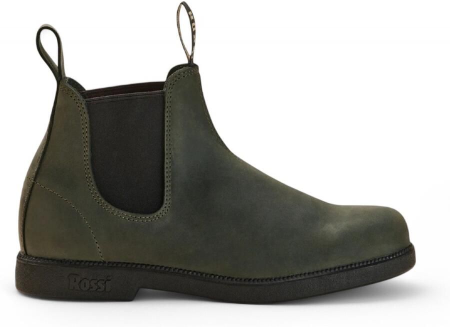 Rossi Boots Rossi 607 Booma Moss Olijfgroene Leren Chelsea