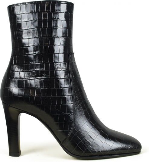 Saint Laurent Jane enkellaarsjes Zwart