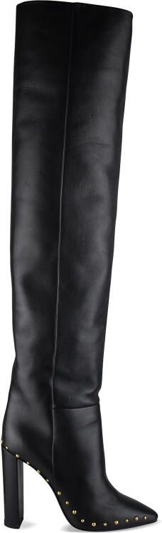 Saint Laurent Laarzen 76 Zwart