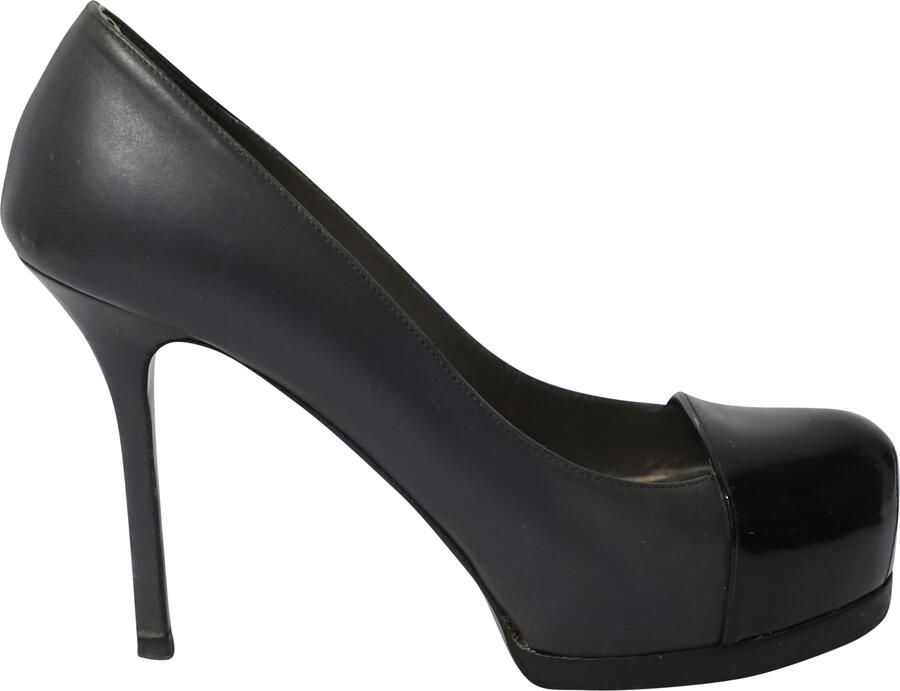 Saint Laurent Pre-owned Saint Laurent Pumps in Zwart Leer