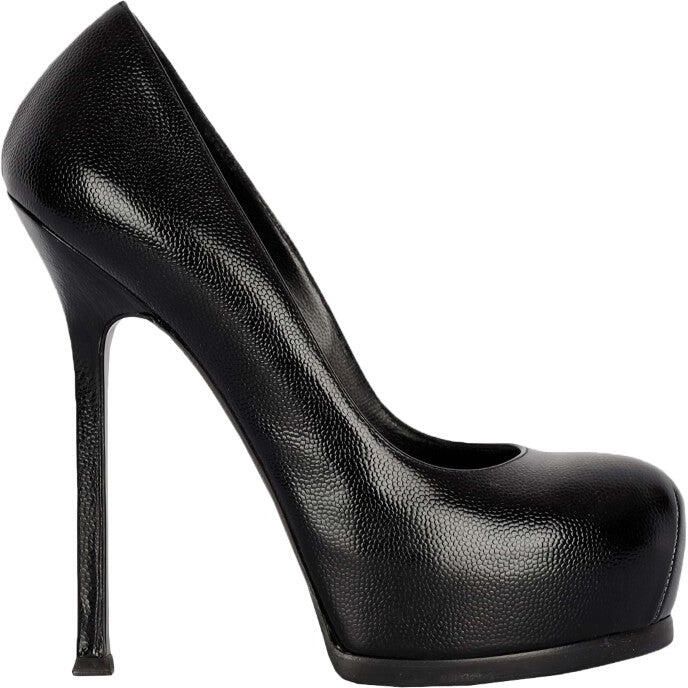 Saint Laurent Pre-owned Saint Laurent Zwarte Leren Hakken '20s