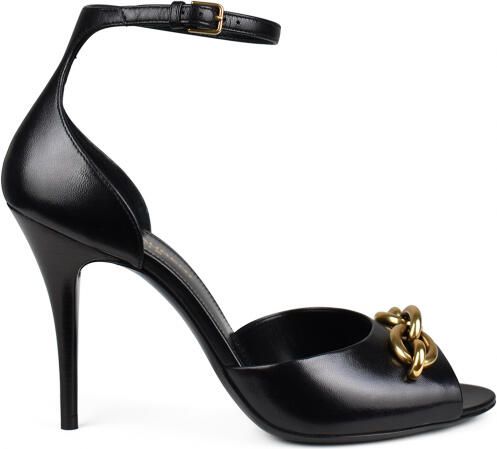 Saint Laurent Sandalen Le Maillon Zwart