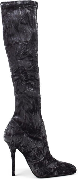 Saint Laurent Talia Laarzen Grijs