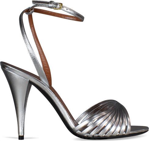Saint Laurent Tina Sandalen Zilver