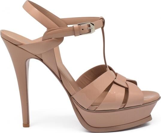 Saint Laurent Tribute Sandalen Roze