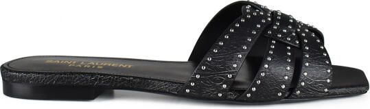 Saint Laurent Tribute Sandalen Zwart