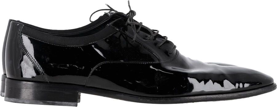 Salvatore Ferragamo Pre-owned Salvatore Ferragamo Veterschoenen in Zwart Patentleer