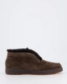 Santoni Dames fortune fur loafer - Bruin